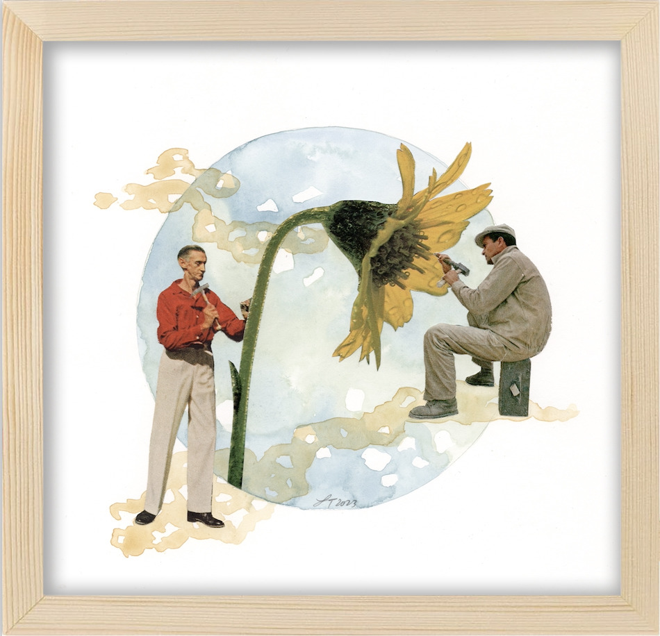 Flowercarving framed wuiz7q