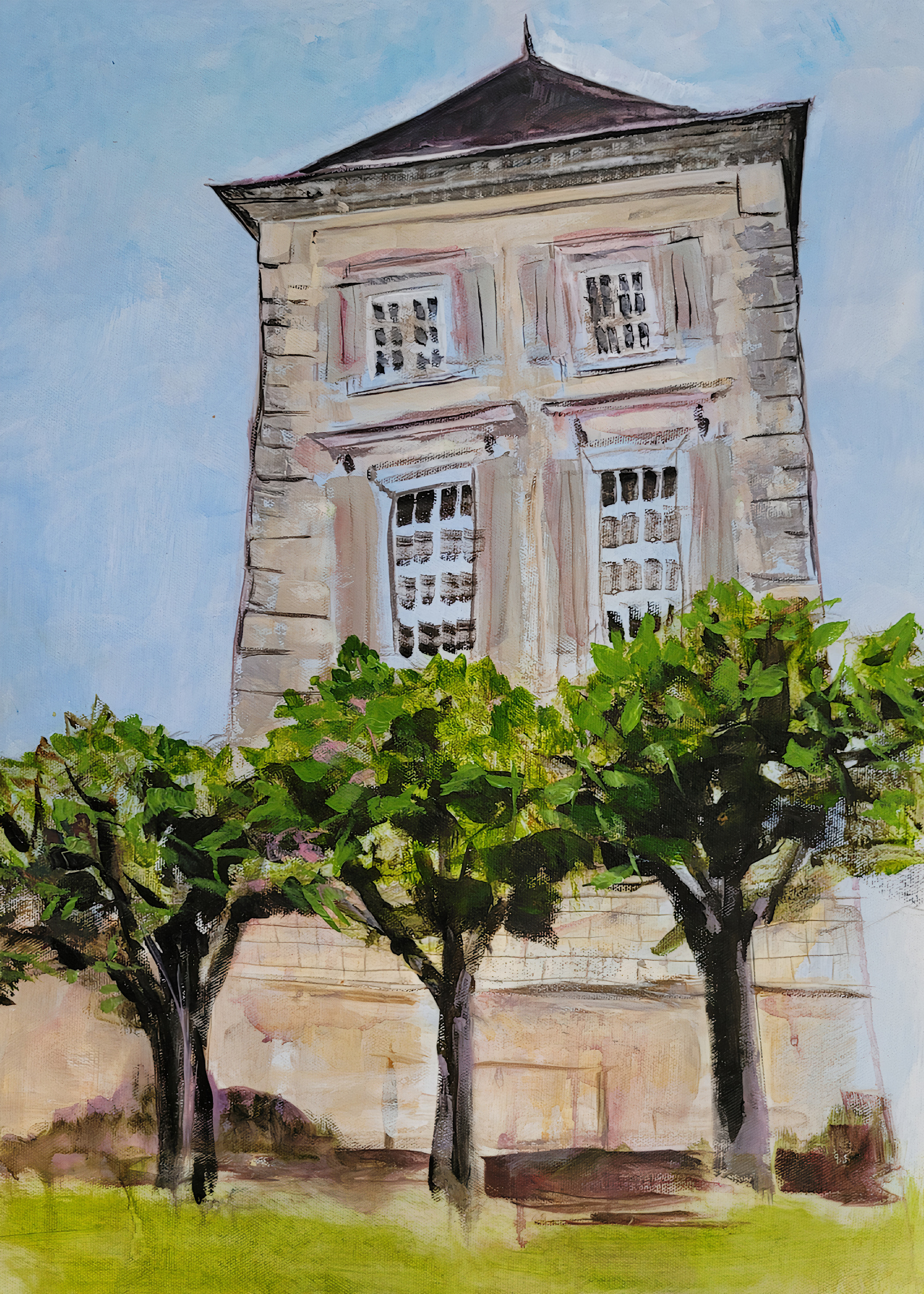 Arden rose 14x20 three trees st7rut