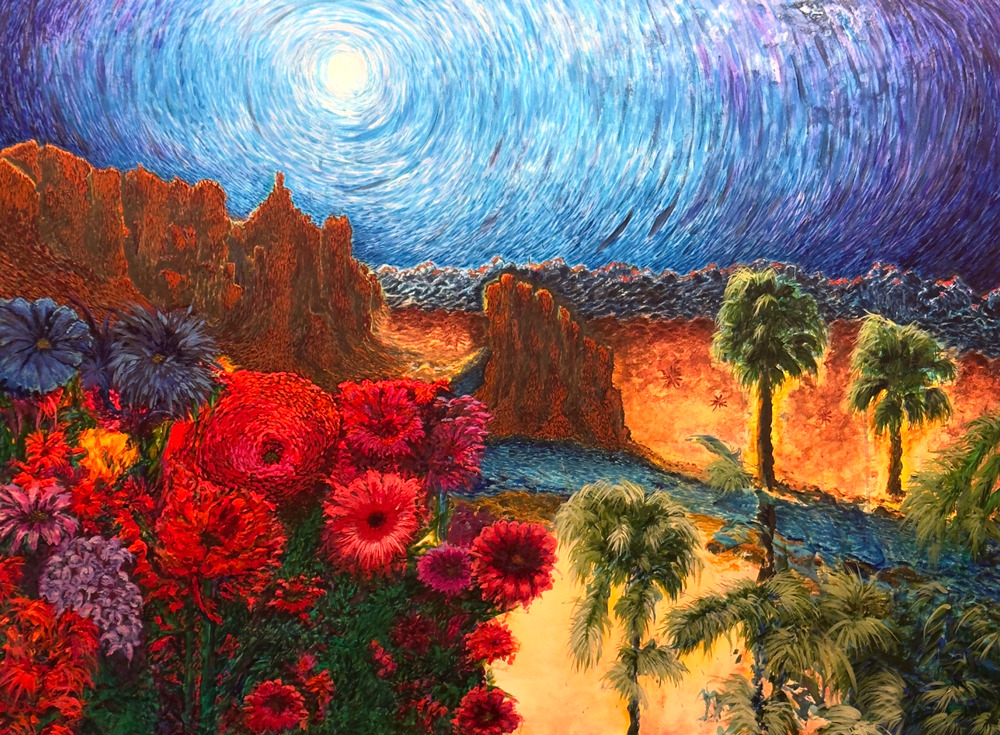 Desert night   original 48x36  15600 havptc
