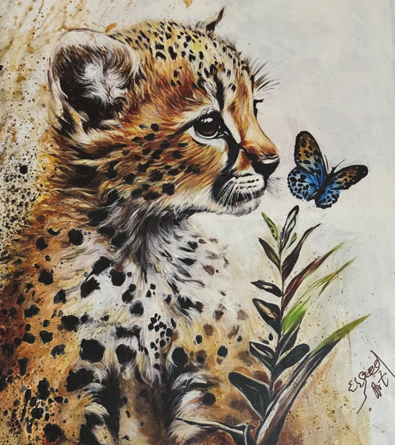 
        <div class='title'>
          Baby Cheetah and Butterfly 24x32 Elseed
        </div>
       
        <div class='description'>
          
        </div>
      