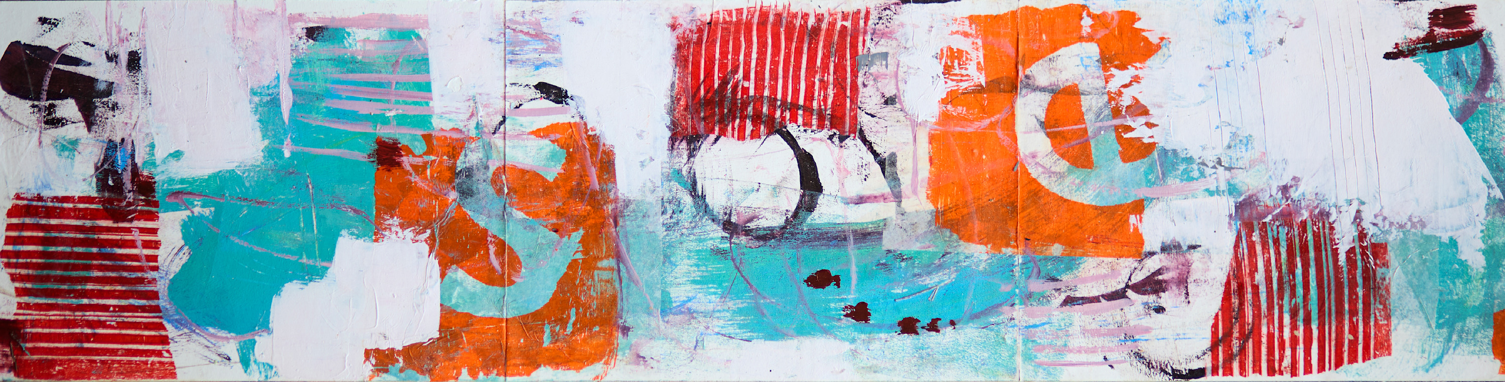
        <div class='title'>
          Maria Barr Green And Orange Pano W Letters
        </div>
       