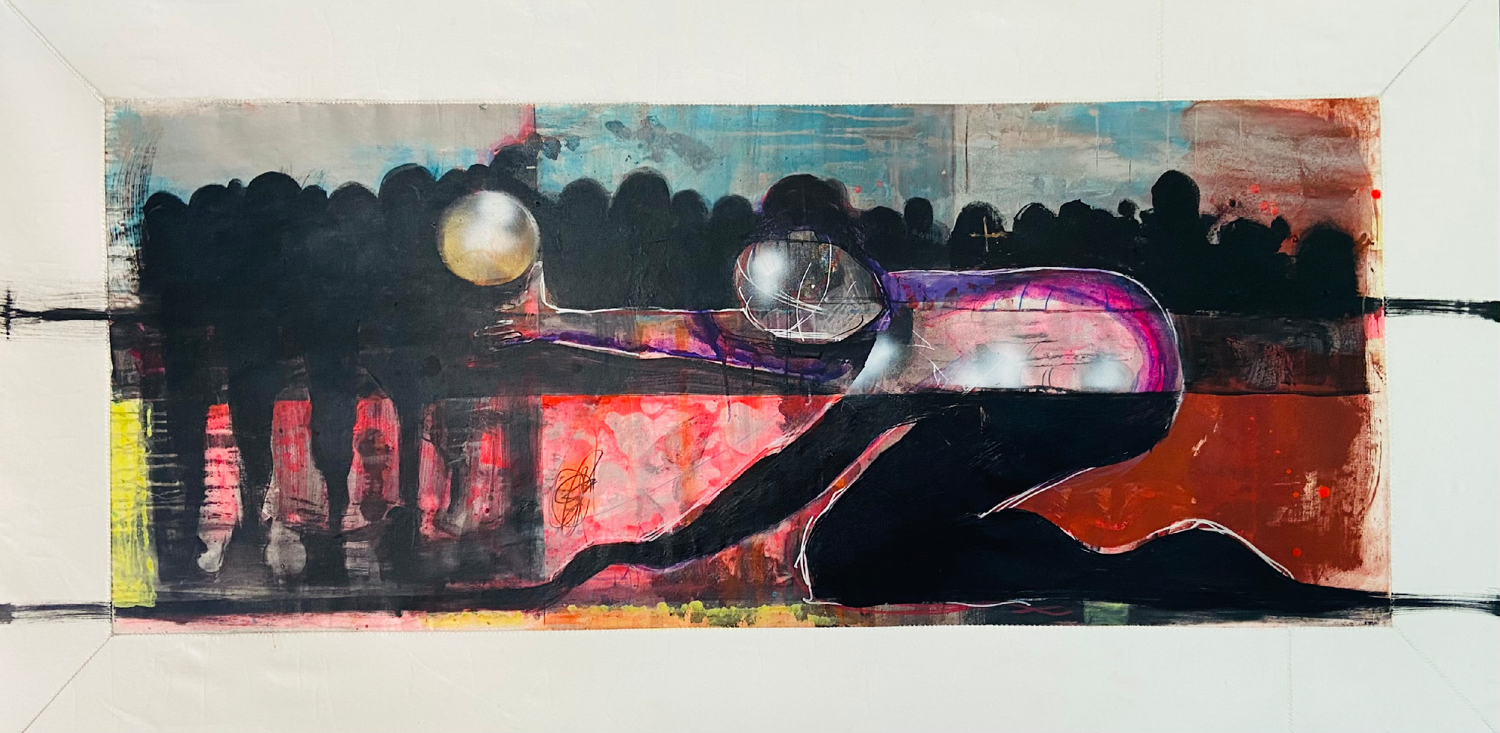 
        <div class='title'>
          Riley , PJ ; All That Glistens 174x89cm Acrylic on multi panel Canvas
        </div>
       
        <div class='description'>
          
        </div>
      