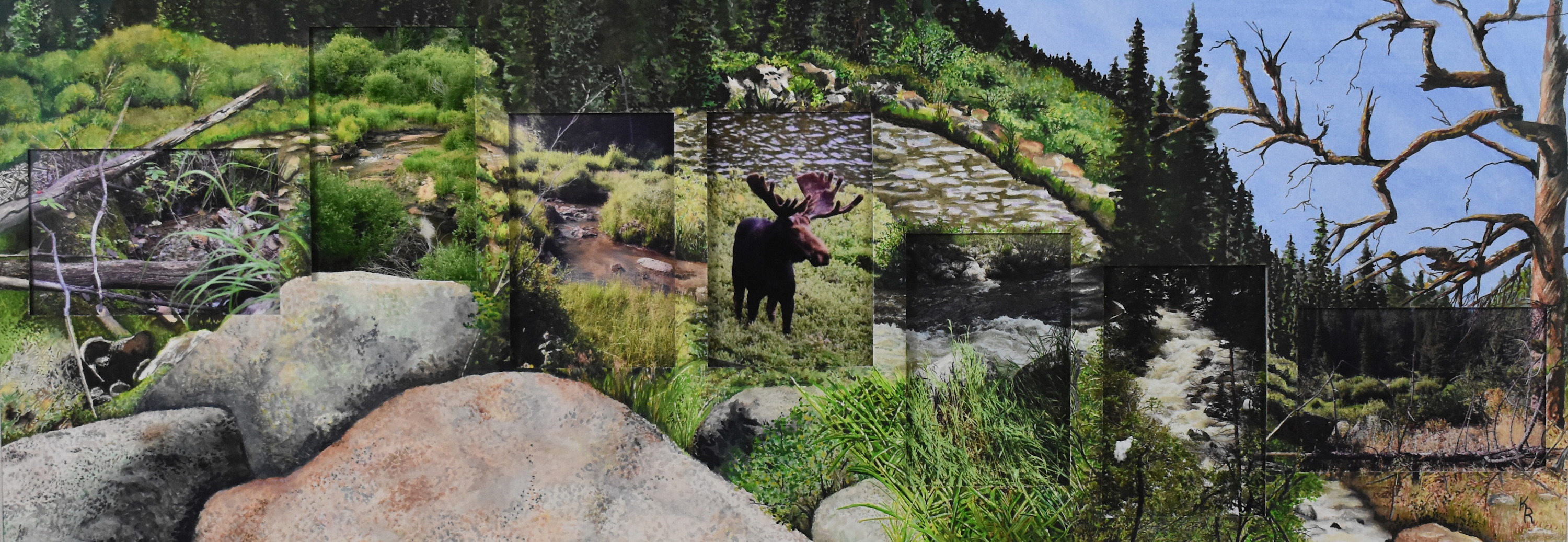 Moose at home 39.5x13 5000 sold kmhame