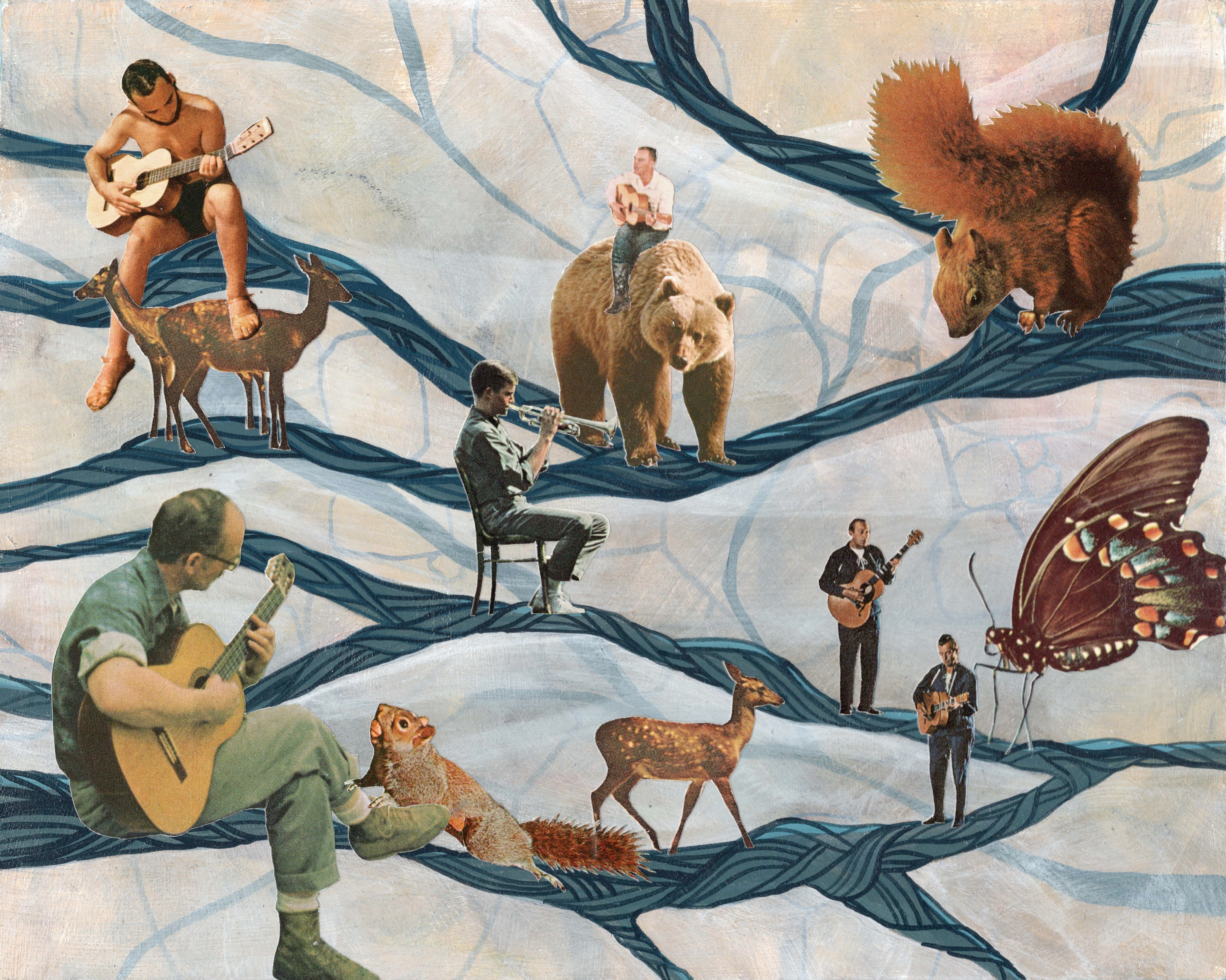 Thompson audience 8x10 mixedmediacollage 2025 md hfzugl