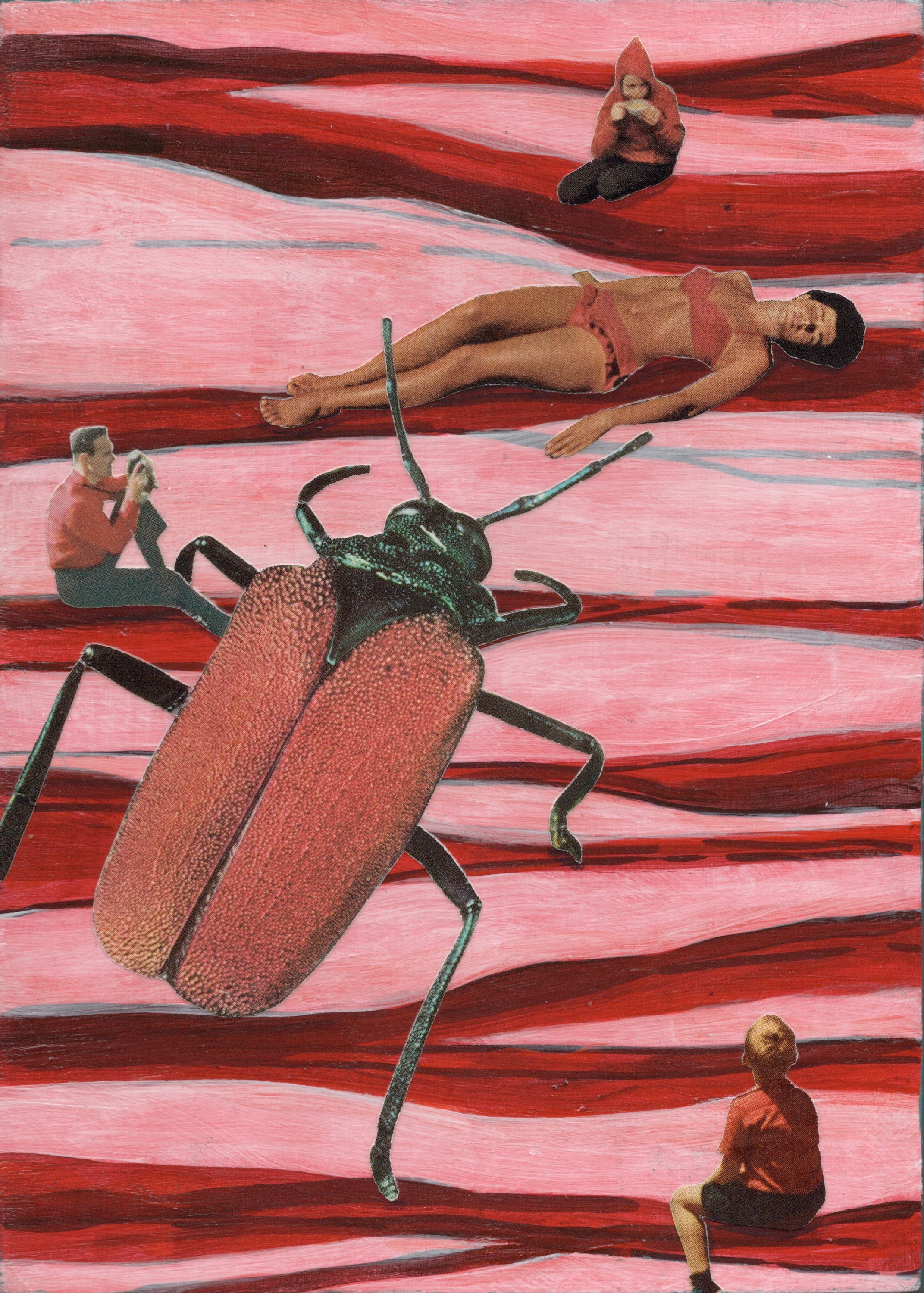 Thompson buggin 5x7 mixedmediacollage 2025 md cwr3bs