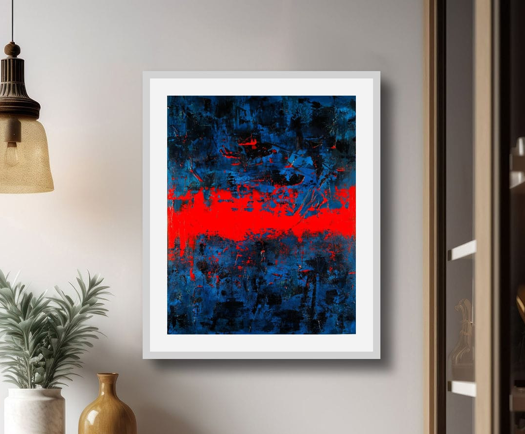 Red Scrape Diningroom
