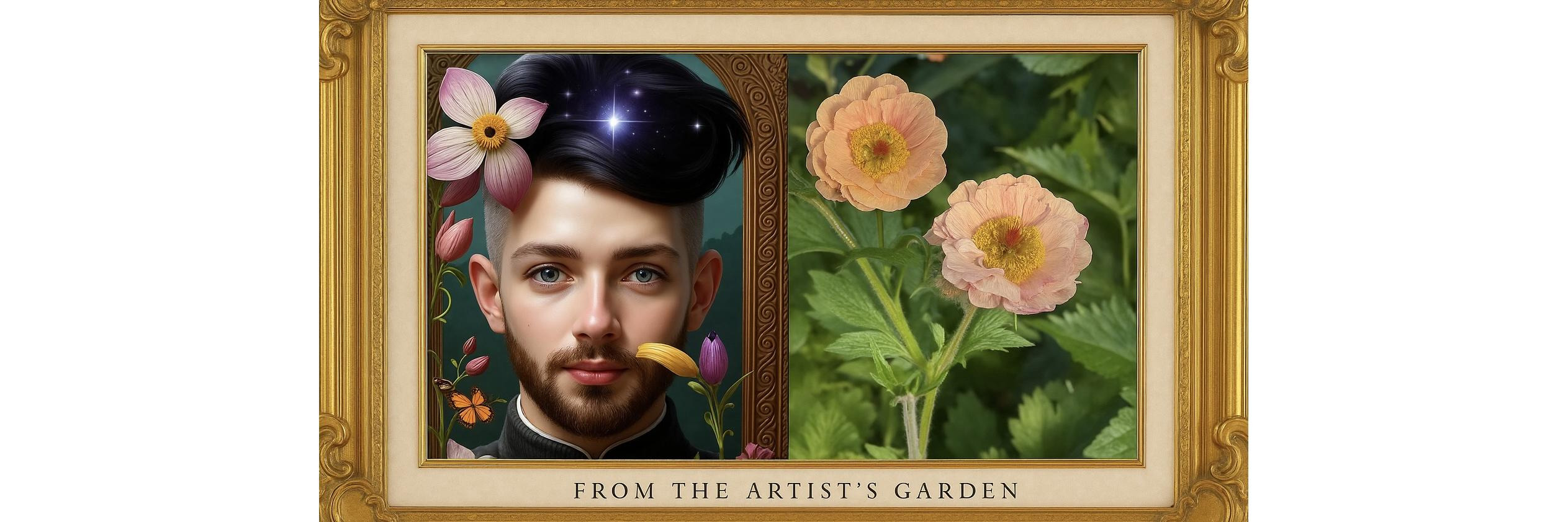 
        <div class='title'>
          From the Artist Garden Banner 3to1
        </div>
       