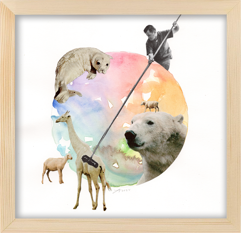 Scrubbed framed wydnmv