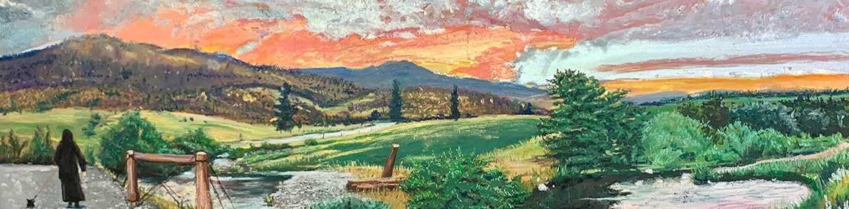 
        <div class='title'>
          Walking the Dog Under the Shelly Fire Sky (1)
        </div>
       