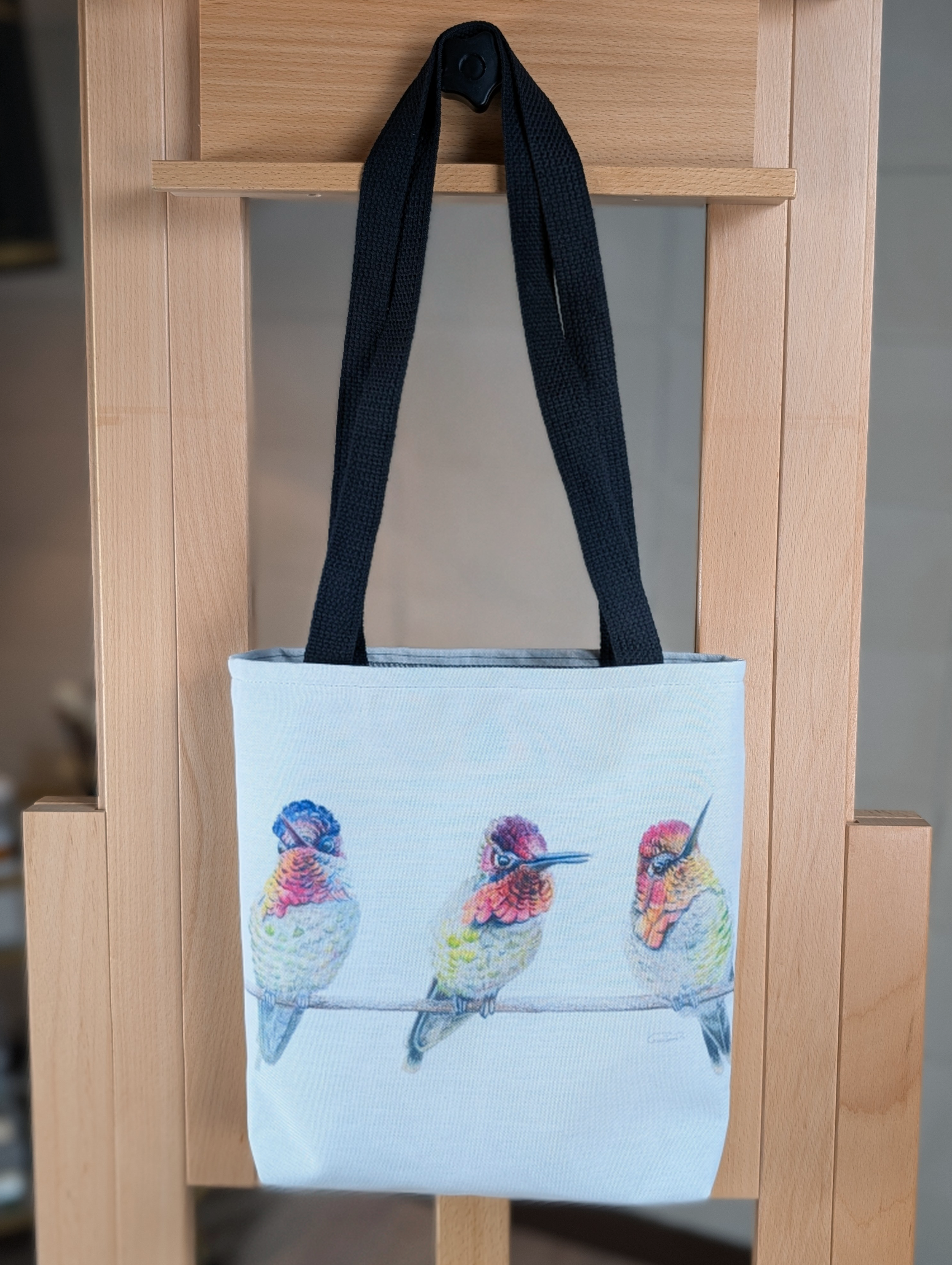 Back view of Anna's Hummingbird Mug – Perch Perfect
