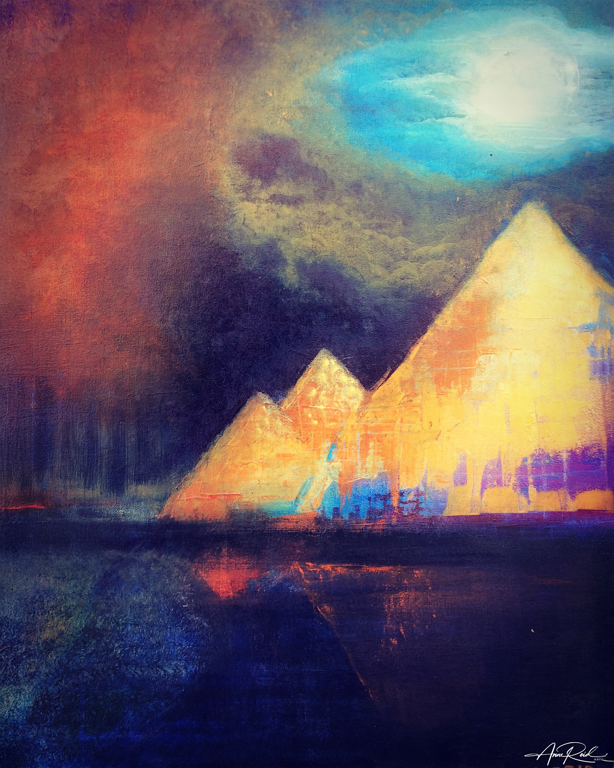 Egypt 2 by Anne Reid Artist shown as an open edition fine art print.