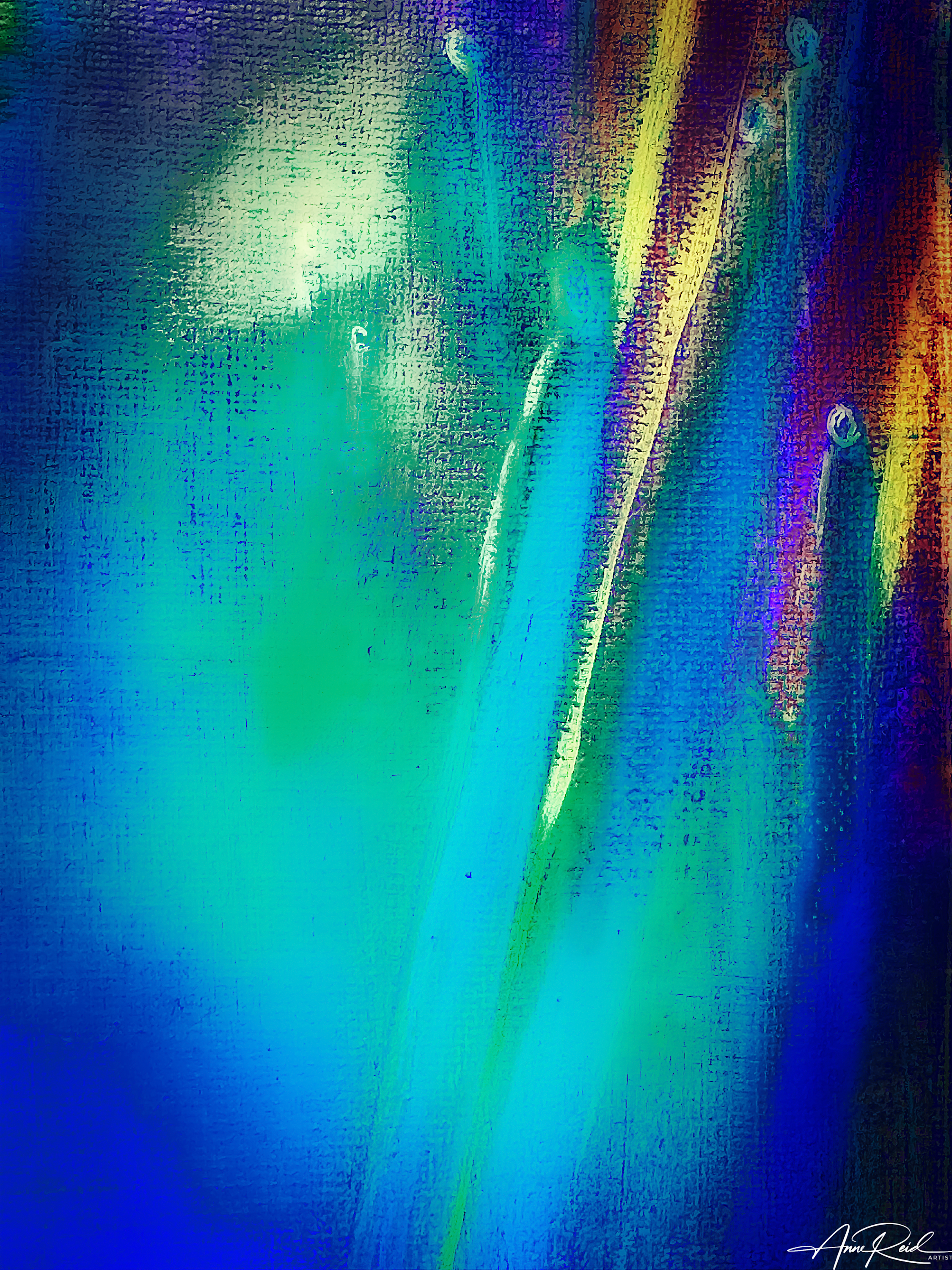 The Breaker 9 metal print by Anne Reid Artist