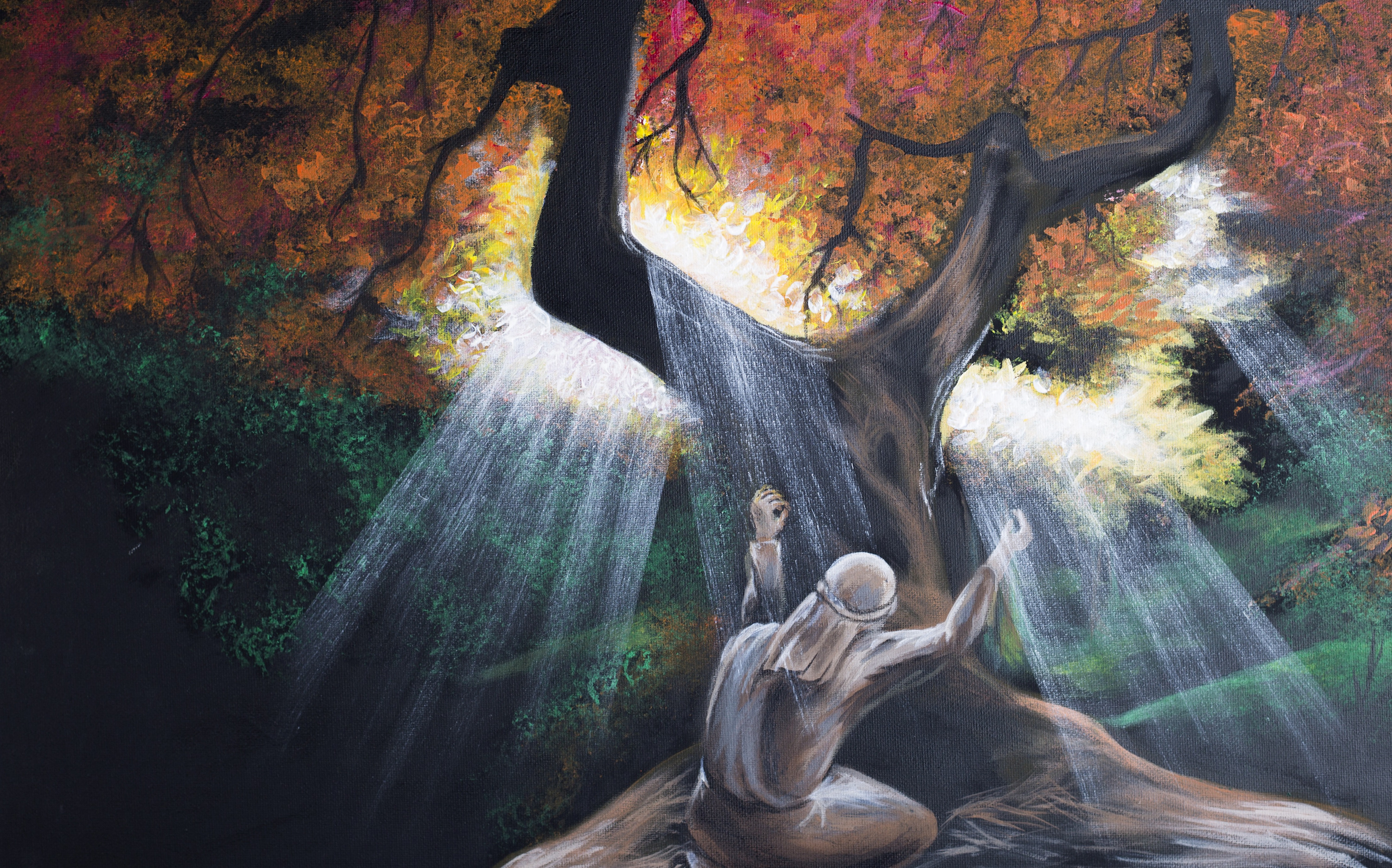 
        <div class='title'>
          Prayer in the garden
        </div>
       