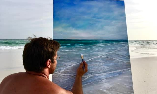 Joseph Cantin Painting Live