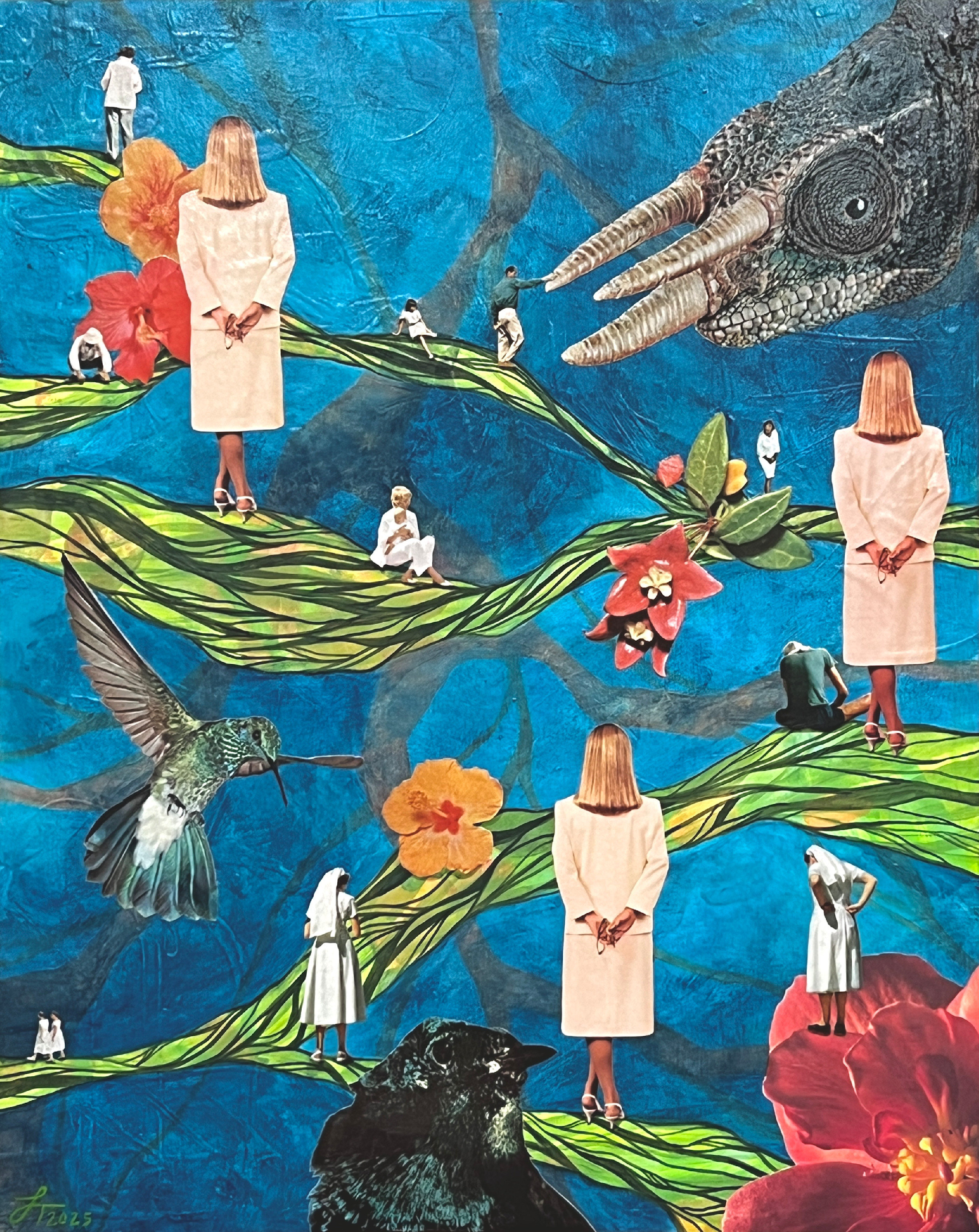 Thompson stuckonrepeat 16x12 mixedmediacollage 2025 md vpczhw