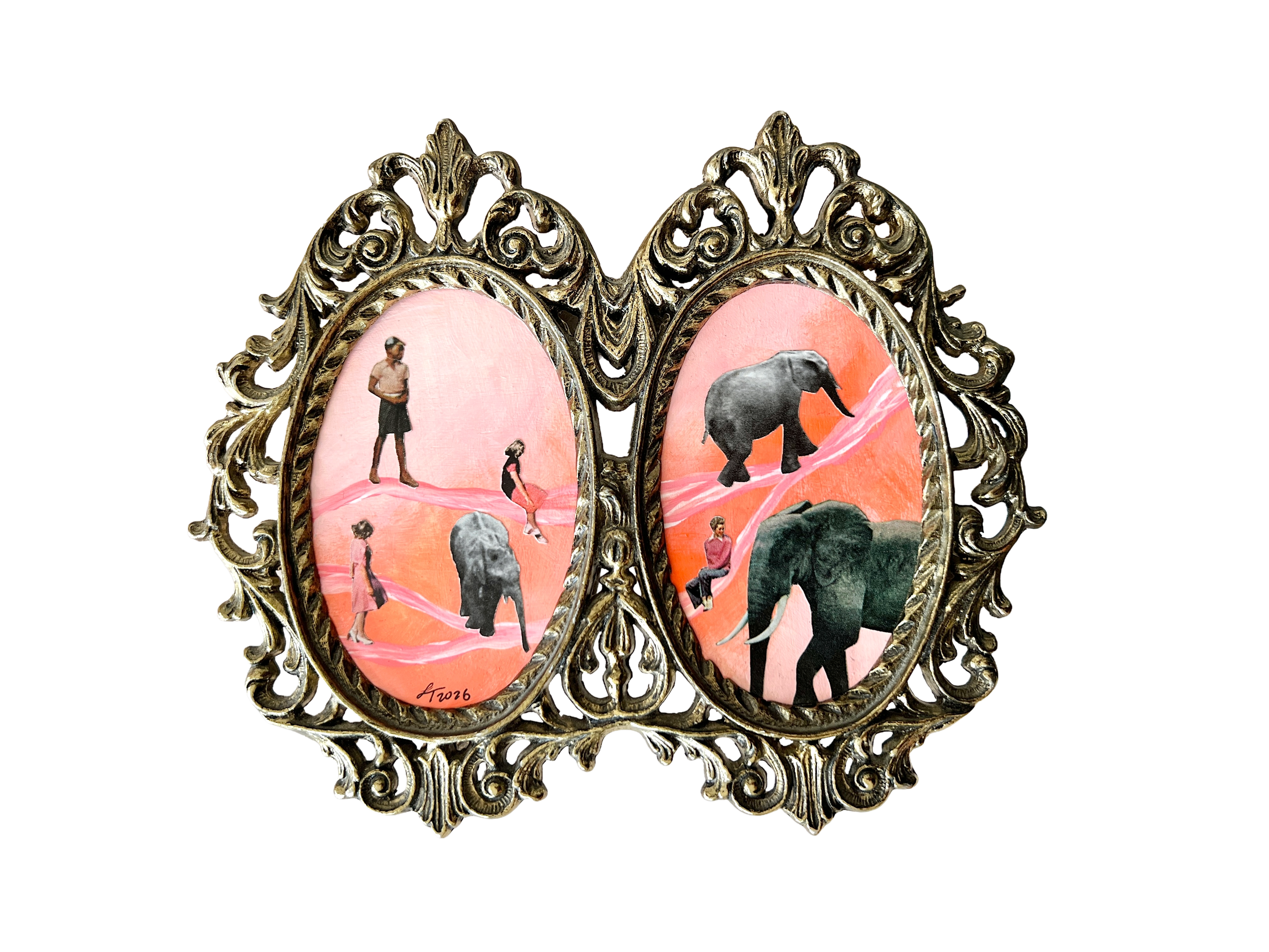 Thompson herdmentality 7x6x3 framed mixedmediacollage 2026 b88kpk