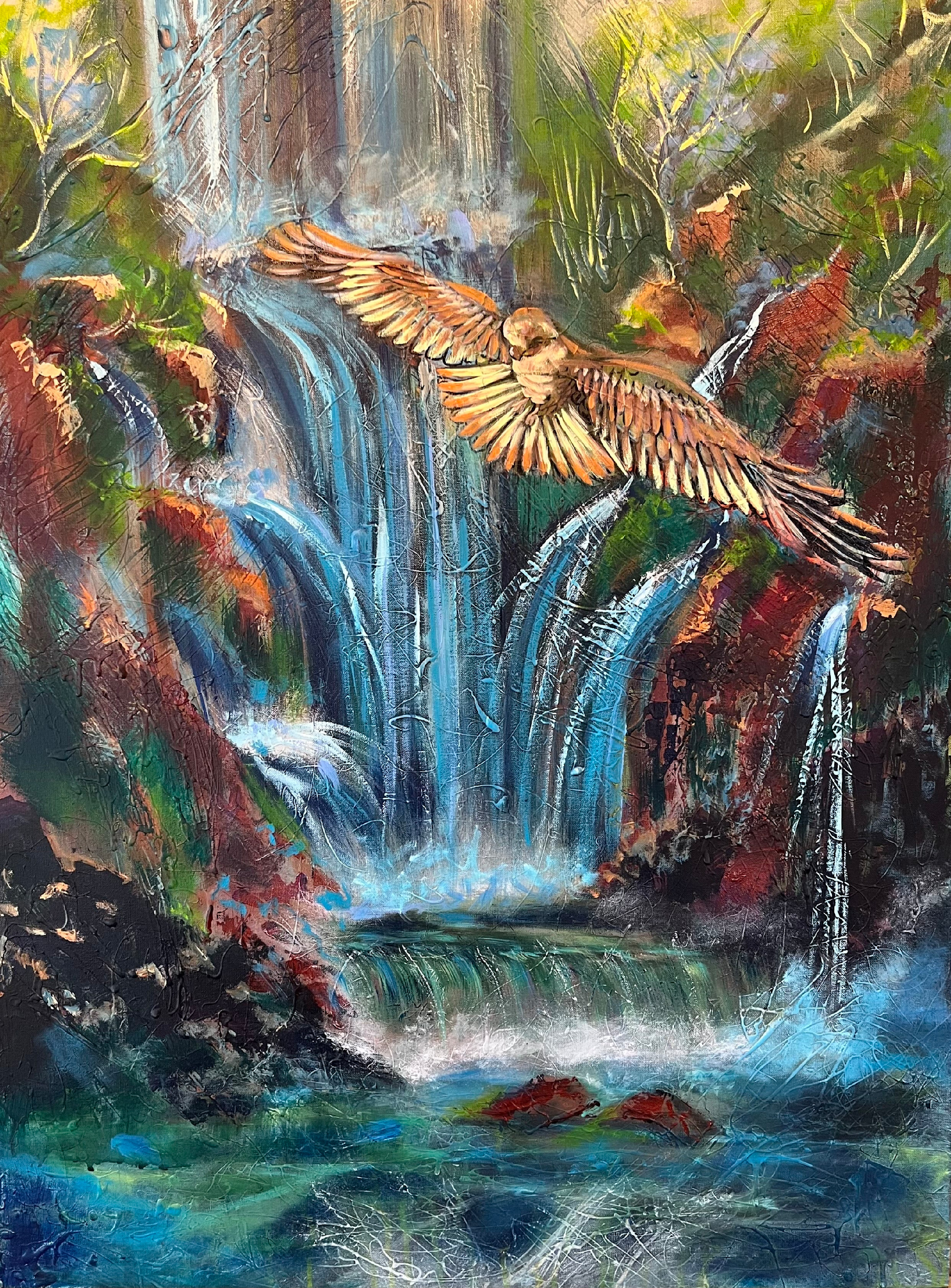 
        <div class='title'>
          Guided Through The Falls Cadence Haney
        </div>
       