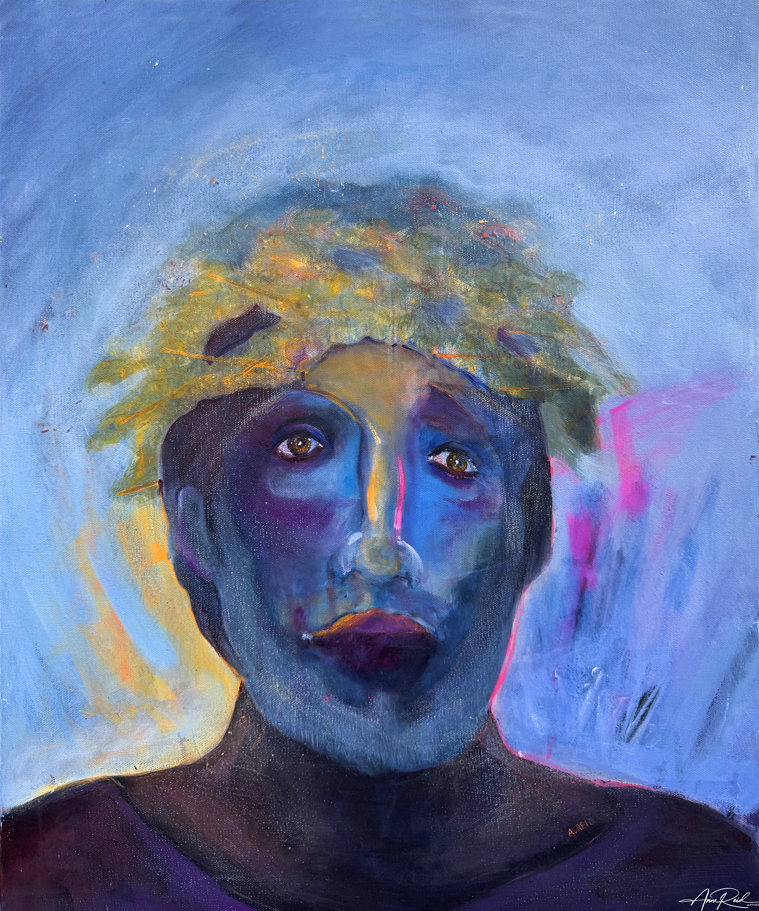 Beautiful Suffering by Anne Reid Artist shown as an open edition fine art print.